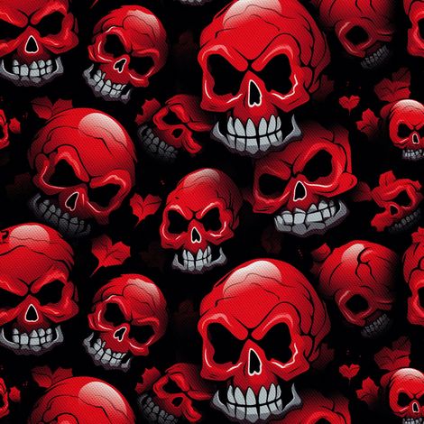 Tela decorativa para exteriores Oxford - Motivo de calavera I DX4040 (1/5)