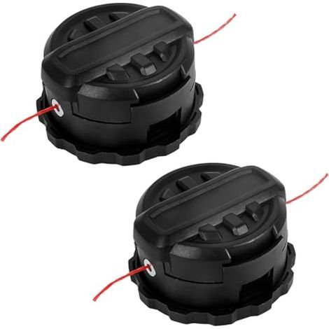 Applicable DWO1DT995 Tête de rechange pour débroussailleuse sans fil Dewalt DCST920 DCST922 DCST970 DCST990 DCST925, bobine de fil de 6 m et 2 mm (2 bobines)