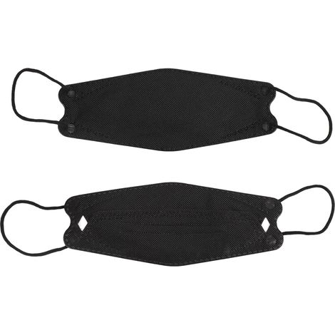 Masque jetable adulte anti-poussière, filtration 4 couches, non tissé, protection solaire, lot de 50, usage unique, respirant, certifié. (1/5)