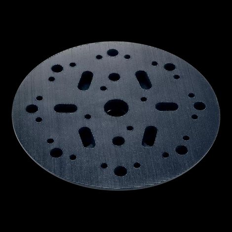 Flex – Plateau de ponçage velcro 150 mm – Multi-trous pour tous abrasifs – Pour ponçage surfaces et contours – Usage pro et semi-pro (1/2)