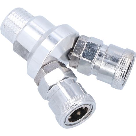 Raccord Diviseur d'Air en Alliage Résistant à la Corrosion, Accessoire de Connexion pour Engins de Chantier, SMV 2 Voies (1/5)