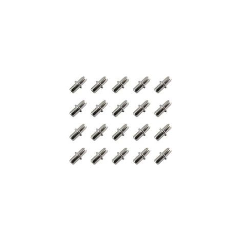 Lot de 20 Support Etagere 5 mm-Supports d'étagère-Taquets pour étagères-Support de planche-pour Meubles, Armoires (1/4)