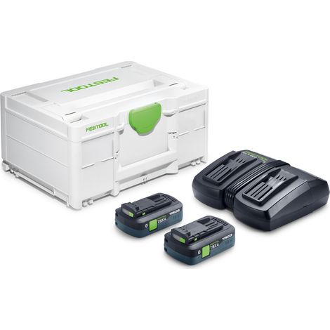 Festool set energia SYS 18V 2xTBX4\/TCL6DUO in systainer