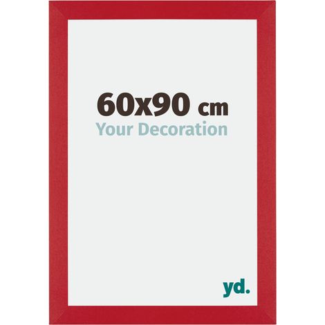 Cadre Puzzle 60x90 cm - cm - Rouge - MDF - Mura. (1/5)