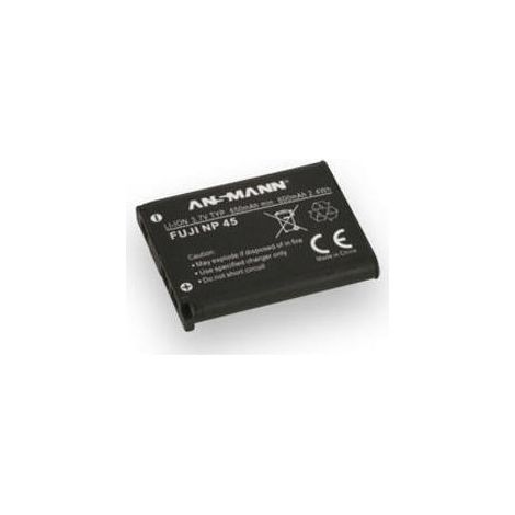 ANSMANN A-Fuji NP 45 - Batterie - Li-Ion - 650 mAh - für Fujifilm FinePix JV500, JX580, JX680, JZ200, JZ250, T410, T500, T550, XP60 Instax Mini 90 (1/2)
