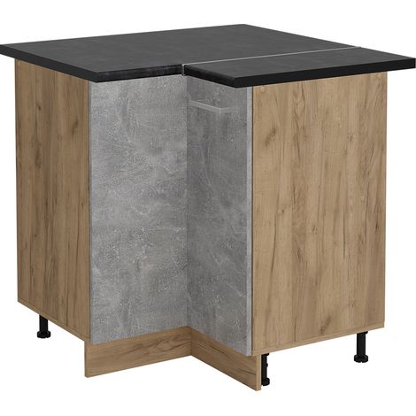 Armario de esquina R-Line, Hormigón, 75.6 cm , ET Antracita, Vicco