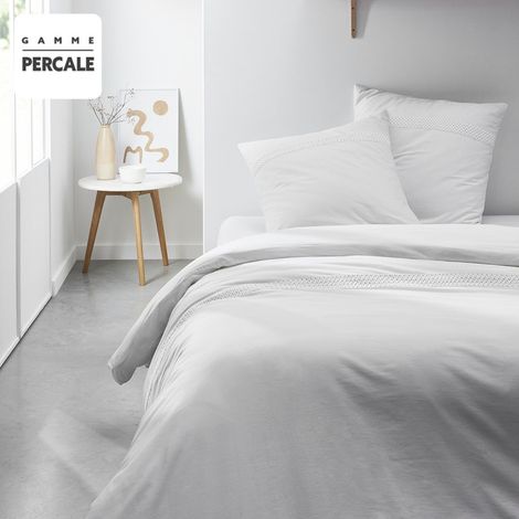 Today Prestige parure de lit blanche 240x260 cm (1/2)