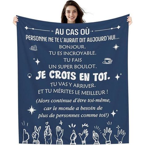 Couverture - Flanelle - 150 x 130 cm - Pour Canapé Lit Pique-Nique Voyages - 1 Pièce (1/5)