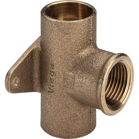 Viega Wandscheiben-T-Stück, d1 15, Rp 1/2, d2 15 Rotguss Modell 94490G, 118310 (1/2)