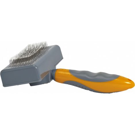 Venteo - Pet Whiz - Brosse Toilettage Chiens Chats - Autonettoyante (1/4)