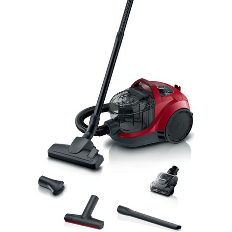 Bosch beutelloser Staubsauger Serie 4, rot  Staubsauger ohne Beutel  Beutellos (1/5)