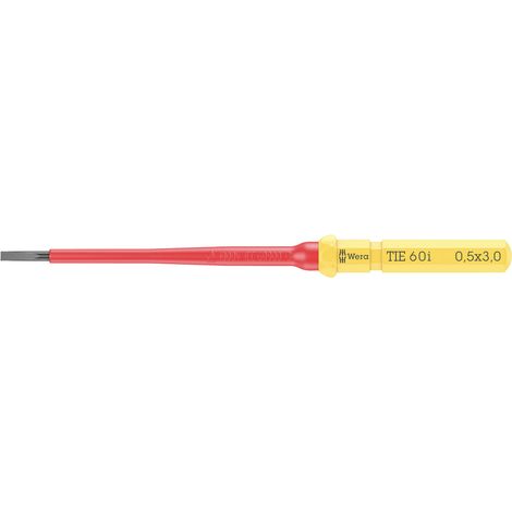 Wera Kraftform Kompakt VDE 60 i 0,5 x 3,0 x 157 mm TIE pour électricien vis à fente Lame interchange (1/5)