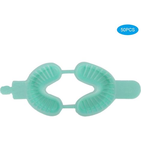 50 Pièces Plateaux Fluorure Jetables Double Arche pour Traitement Dentaire (1/5)