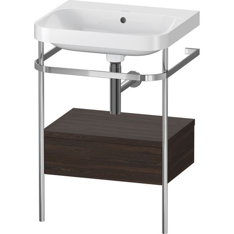 Duravit Happy D.2 Plus c-shaped Set avec console métallique et