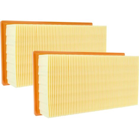 vhbw Set 2x Flachfaltenfilter kompatibel mit Festool CTM 22 E, CTM 33 E/LE Nass- und Trockensauger, Staubsauger - Filterelement