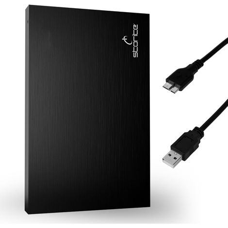 Disque Dur Externe Portable 120 Go USB 3.0 2,5 Pouces pour PC-Noir (1/5)