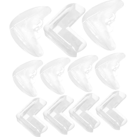 Lot de 20 protections d'angle transparentes en silicone pour meubles (1/5)