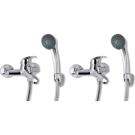 vidaXL Kit de douche 2 pcs (1/5)