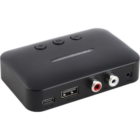 Adaptateur audio NFC Bluetooth 5.3 RCA USB 3,5 mm pour haut-parleurs de voiture (1/3)