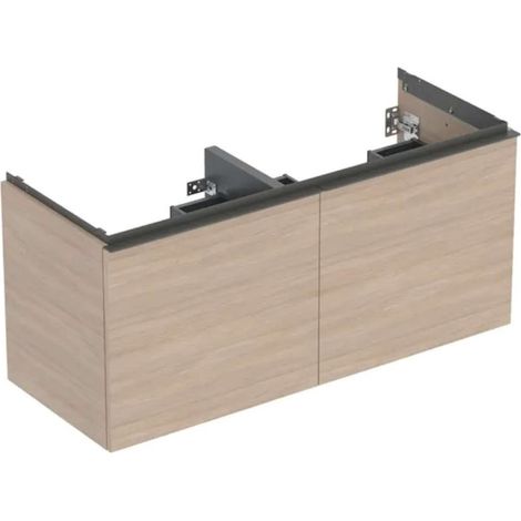 Geberit Acanto Unterschrank für Doppelwaschtisch, 2 Schubladen (1/2)