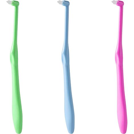 Lot de 3 brosses à dents Gap pour appareils orthodontiques et nettoyage de précision (1/4)