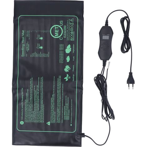 Tapis chauffant pour semis avec régulateur de température numérique imperméable performant multifonction plaque chauffante pour germination prise EU 220V (1/5)