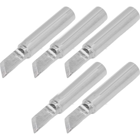 Lot de 5 pointes de fer à souder BGA pour station d'outils, têtes de soudage électriques à chauffage interne en cuivre 900M-TK (1/5)