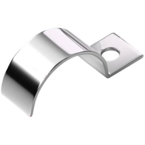 BUNTHAUS Ø 8 mm10 Pièces P Clip Pour Les Câbles un Trou Clips en Acier Inoxydable Fixation Pour Tube Clips Pour Serre Pour la Fixation de Câbles et Fils (1/5)