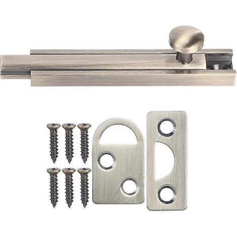 Verrou à pêne en cuivre pour portail de sécurité domestique, loqueteau de fenêtre en laiton, fixation de porte, outil de quincaillerie pour maison (1/5)