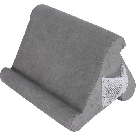 Support de lecture multi-angles, support de bureau et coussin moelleux, adaptés aux téléphones portables, tablettes, livres et liseuses électroniques. (1/5)