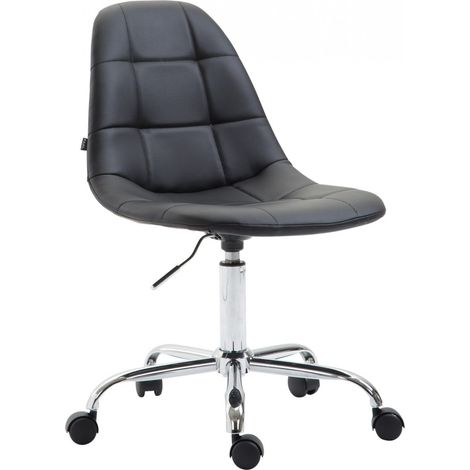 Bürostuhl Reims Kunstleder schwarz (1/5)