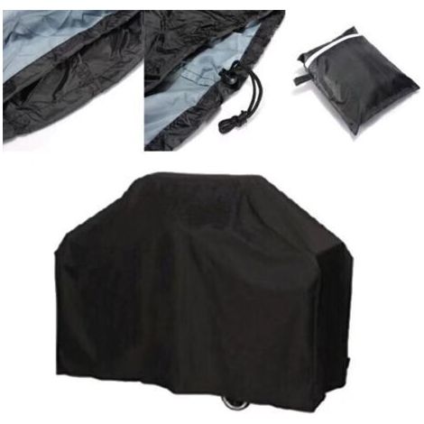 Housse Barbecue, Bache Barbecue Exterieur Impermeable - Housse pour Barbecue Tissu Oxford Ne Se Décolore Pas Bâche Barbecue Housse pour 145x117x61CM