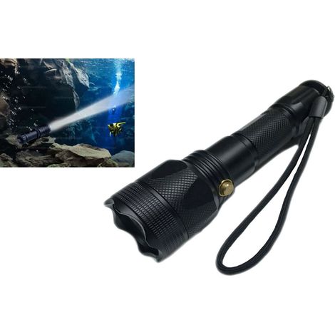 Torcia Led Subacquea Ricaricabile Lampada Impermeabile Portatile Pesca (1/3)
