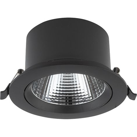 Faretto da incasso Nowodvorski EGINA nero LED 10W 3000K