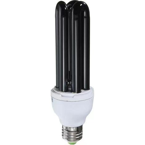 Ampoule Lumière Noire E27 30W UVA 365nm Lampe UV Décorative pour Soirées Néon, Halloween, et Fêtes Spéciales (1/5)