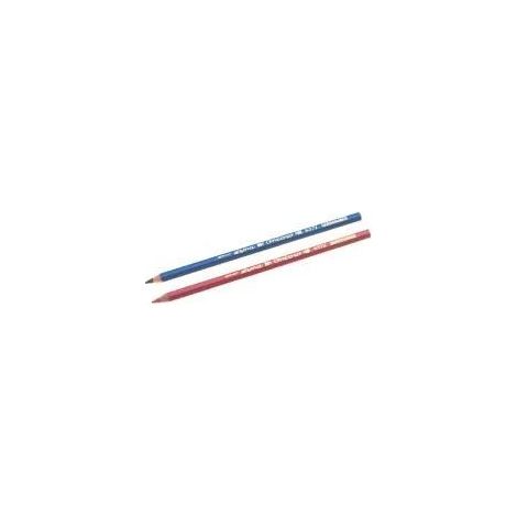 4 LAPICES DE MINA SEMIDURA PARA MARMOL, MADERA, ALUMINIO, ETC. ROJO - ACHA