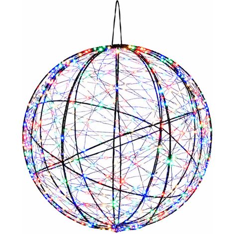 Luce a punta di Natale 500 LED Multicolore Diametro 40 x 42 cm vidaXL (1/5)