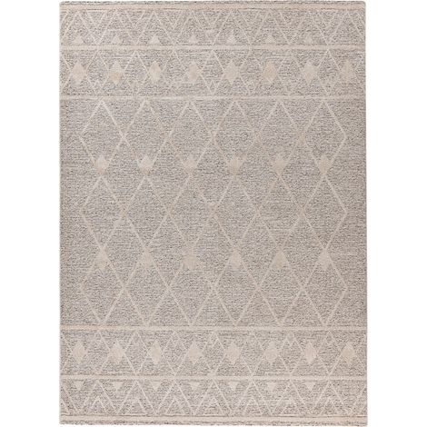 Tappeto moderno Rhombus beige e marrone 80x150 cm (1/4)