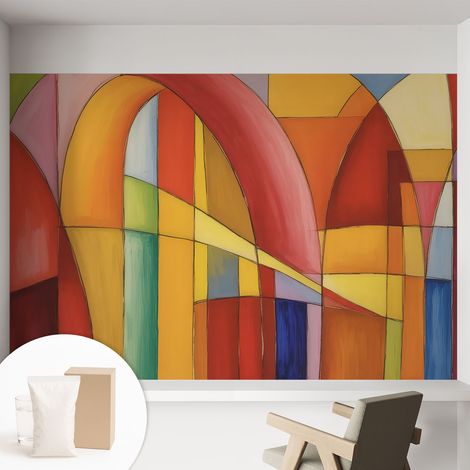 Carta Da Parati - Fotomurale In Vlies - per Decorazione pareti - Per La Cucina Camera Da Letto Per La Soggiorno Forme energetiche 152x104 cm (1/5)