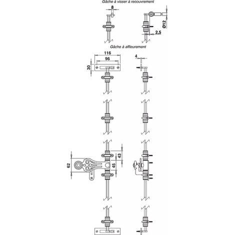 DOUILLE CONTRE-COUDÉE UNI-JET M 6 6-36118-20-R-1 DTE GORGE EURO