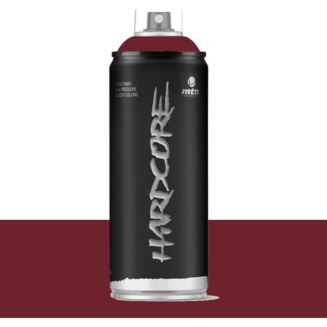 Bombe de peinture aérosol MTN Hardcore Rouge Bordeaux (RV-3004) 0,4 L (1/2)