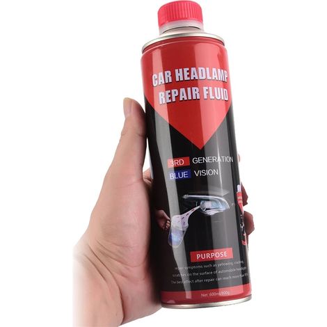 Polish de Restauration des Phares, 800g de Polymère Liquide, Kit Complet de Papier de Verre, Tailles de Grain Multiples, Compatibilité Automobile, Méthode d'Application par Pulvérisation (1/5)