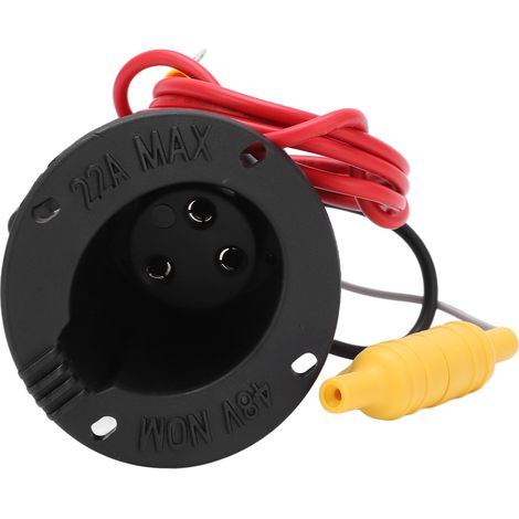 Chargeur Powerdrive 48 V CC avec fusible et prise de charge 101802101, compatible avec les modèles Club Car DS à partir de 2000. (1/5)