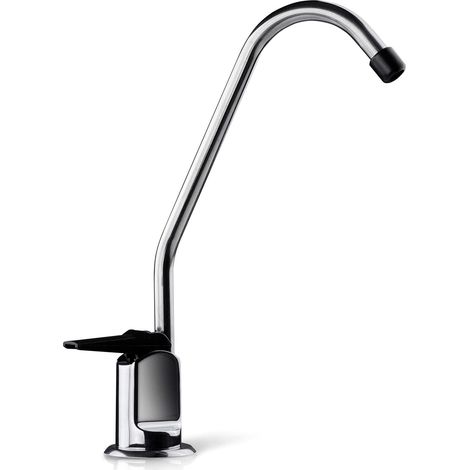Robinet de Filtre à Eau 100% sans Plomb pour la Plupart des Systèmes d'osmose Inverse ou Filtration d'eau Espace d'air Finition Chromée (1/3)