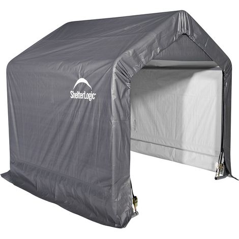 Abri de jardin résine 182x180x152 cm – Bâche en polyéthylène résistante aux UV – Structure en acier anti-rouille – Montage rapide – Shelterlogic (1/5)