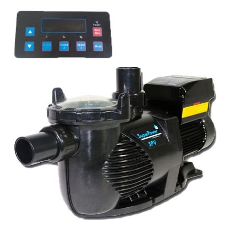 Hayward – Pompe pour piscine 1,5CV WiFi – Débit 25 m³/h – Compatible bassin jusqu'à 104 m³ – Moteur à aimant permanent – Fonction antigel incluse