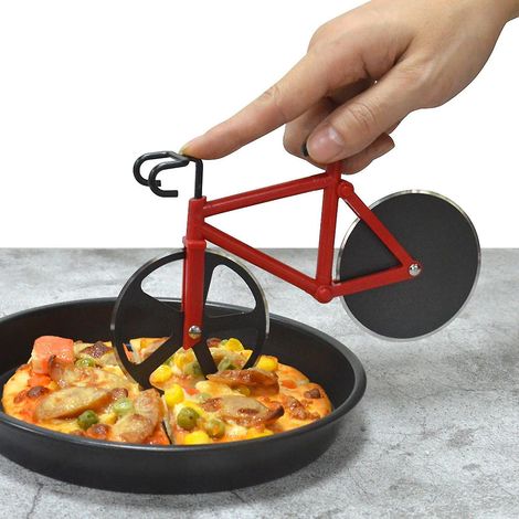 Trancheuse et coupe-pizza pour vélo (1/5)