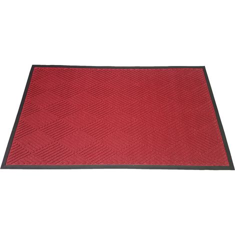 Schmutzfangmatte "Brush Clean" 90x150 cm - Rot (1/3)