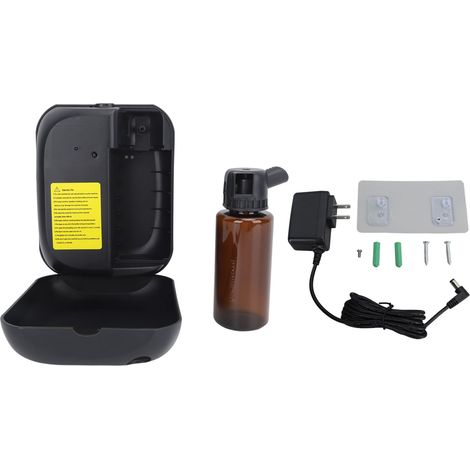 Leistungsstarker und sicherer Diffusor für ätherische Öle für große Räume, Wohnungen, Hotels oder Spas – Schwarz, US-Stecker, 100–240 V (1/5)