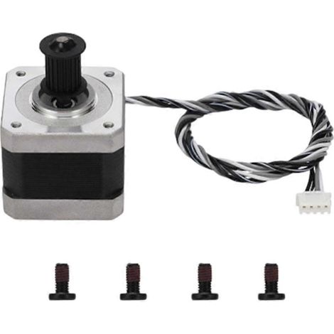 Le moteur de l'axe Z de l'accessoire d'imprimante 3D P2S permet au plateau chauffant de se déplacer le long de l'axe Z via une courroie synchrone.